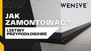 Jak zamontować minimalistyczne listwy przypodłogowe Minileiste  Instrukcja w 7 krokach  WENEVE [upl. by Brie]