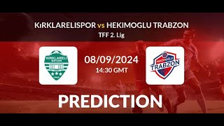 KIRKLARELİSPOR VS 1461 TRABZON FK TFF 2LİG 2024 MATCH [upl. by Etnovahs553]