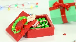 COOKIE Candy Box  NO BAKE Chocolate Cookie Gift Boxes  Edible Gifting Recipe [upl. by Airitak]