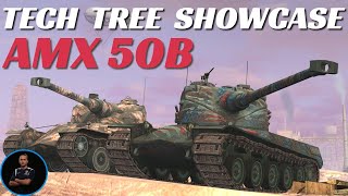 AMX 50B SHOWCASE  WoT Blitz [upl. by Lorelle113]