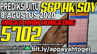 PREDIKSI TOGEL SGP HK SYDNEY HARI INI 8 AGUSTUS 2020  RUMUS AYAHTOGEL [upl. by Iruam]