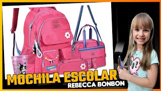 Compramos mochila escolar Rebecca Bonbon  Material escolar 2024 [upl. by Eileek]