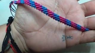 Macrame pulsera orgullo LGBT [upl. by Till]