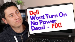 How To Fix Dell Computer Wont Turn On  No Power  Dead Laptop [upl. by Lebatsirhc]