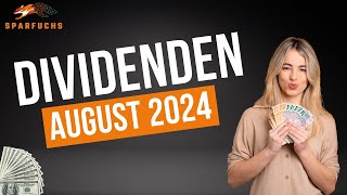 Dividenden August 2024 mit 15k Portfolio [upl. by Uzziel]