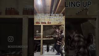 Filling the homestead pantry canning homestead canningshelf [upl. by Haon298]