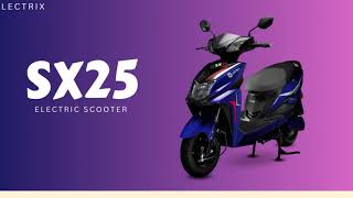 Lectrix SX25 Low Speed Electric Scooter  Price  Range  Specification [upl. by Macnamara]