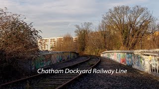 Chatham dockyard disused railway line [upl. by Akibma]