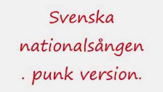 Svenska nationalsången punk versionwmv [upl. by Elimac942]