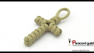 Snake knot paracord cross [upl. by Shih]