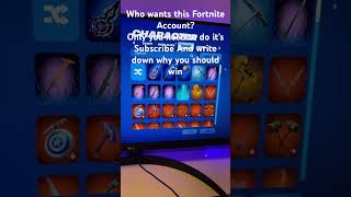 Who wants this Fortnite account [upl. by Gore]