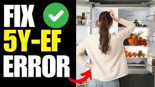 frigidaire refrigerator error code 5YEF  How To Fix [upl. by Plante]