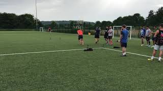 Bridgend Ravens 10m amp 40m sprint testing [upl. by Nnail]