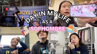 Day in my life as a SOPHOMORE in HIGHSCHOOL  vlog movie premiere grwm [upl. by Iphigenia742]