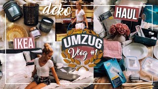 UMZUGSVLOG 1  Haul Ikea Woolworth Höffner  JustSayEleanor ♡ [upl. by Novehc]