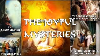 Joyful Mysteries of the Holy Rosary Mondays and Saturdays [upl. by Hesky]