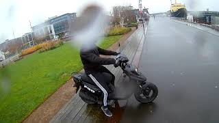 Learning how to wheelie  50cc Pgo Hot 50 [upl. by Aicilif]