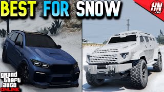 Top 10 BEST SNOW VEHICLES In GTA Online [upl. by Einnej]