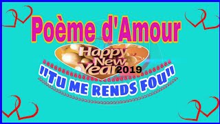 🔴 quotTU ME RENDS FOUquot 2019 POÈME DAMOUR [upl. by Santoro]