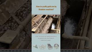 How to purify gold ore through flotation machine [upl. by Tucker]