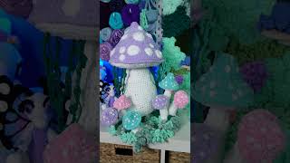 Living my fairy forest dreams crochet crocheting crochetlove amigurumi fairycore mushroom [upl. by Trembly286]