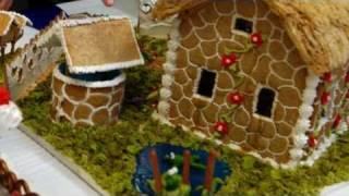 Gingerbread house lesson 2 how to put it together [upl. by Ecirrehs19]