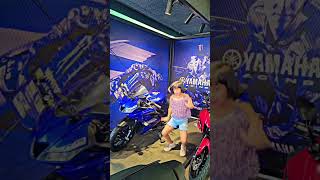 Yamaha showroom song music telugu dance [upl. by Frazer71]