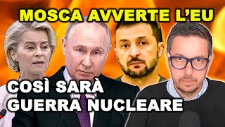 LA RUSSIA REAGISCE ALLA RISOLUZIONE Europea  VERSO la guerra mondiale NUCLEARE [upl. by Hatti]