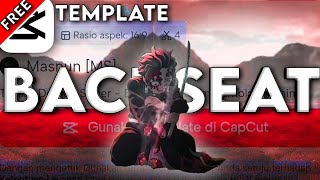 Free Template Capcut Amv Xenoz Remake Part 26  Demon Slayer  Backseat [upl. by Clovis]