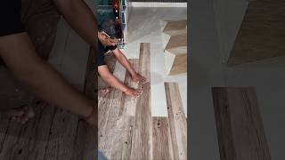 PVC Vinyl Flooring Planks installation in Villa  How to install Vinyl Flooring tiles  Vinyl Tiles [upl. by Hyland157]