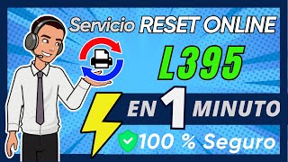 EPSON L395 ✅ Servicio ONLINE Reset Almohadillas 🔒 Seguro ⚡ Rápido y 🔄 Reutilizable [upl. by Seitz]