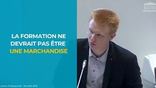 LA FORMATION NE DEVRAIT PAS ÊTRE UNE MARCHANDISE  Adrien Quatennens [upl. by Weinshienk520]