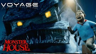 Monster House  Nebbercracker attack Slow Motion [upl. by Nemsaj7]