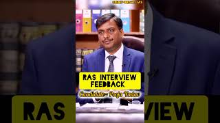 RAS Topper Pooja Yadav interview feedback civilserviceexam ytshorts motivation [upl. by Nolrac]