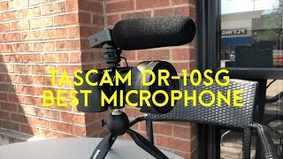 Best External Microphone for 2018  Tascam DR10SG [upl. by Ademla]