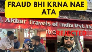 Akbar travels fraud  badi musibat mei phasa dia vlog youtube sameerumarvlogs akbartravelsviral [upl. by Nyrrat]