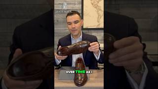 Remove Creases from your Leather Shoes clothing shoes shoestyle classicshoes dressshoes [upl. by Svirad811]