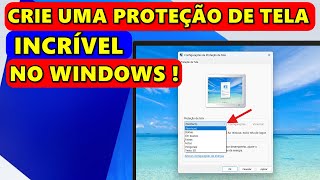 Proteção de tela no Windows  Como personalizar sua tela de bloqueio no Windows [upl. by Etireugram]