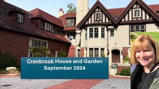 Cranbrook House and Garden Bloomfield Hills Michigan September 2024 [upl. by Llatsyrk]