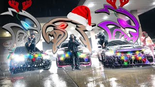 10 HELLCATS GO ON A POLICE CHASE ON CHRISTMAS ft SRT Len amp ShayV [upl. by Washington]