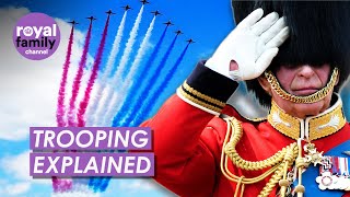 What is Trooping the Colour  The Kings Birthday Tradition Explained [upl. by Ainyt444]