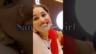 brave sanatani girl short video [upl. by Elaweda375]