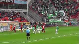 Bayer Leverkusen  SpVgg Greuther Fürth 29092012 [upl. by Nytsud]