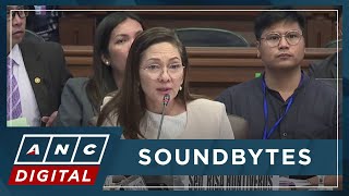 WATCH PH senators question expresident Duterte on drug war policy killings 22  ANC [upl. by Bing]