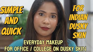 Everyday Office College going look for Indian dusky skin [upl. by Fotzsyzrk]