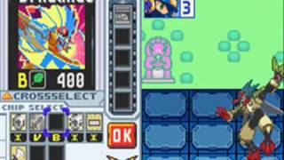 MegaMan Battle Network 6  Sprite importing  SearchMan vs TenguManSP x 4 [upl. by Aleen]