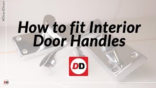 How to fit interior door handles [upl. by Solracesoj]