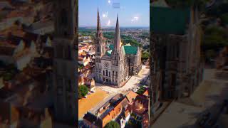 Exploring the Magnificent Catedral de Chartres France’s Gothic Gem france Christian [upl. by Ekle]