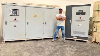 Estabilizador de voltaje trifásico de 700KVA 208V Laboratorios Oftalmi [upl. by Sande]