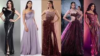 Very beautiful Western design party wear dressesFull glamour Bollywood Western partywear collection [upl. by Ardaid]